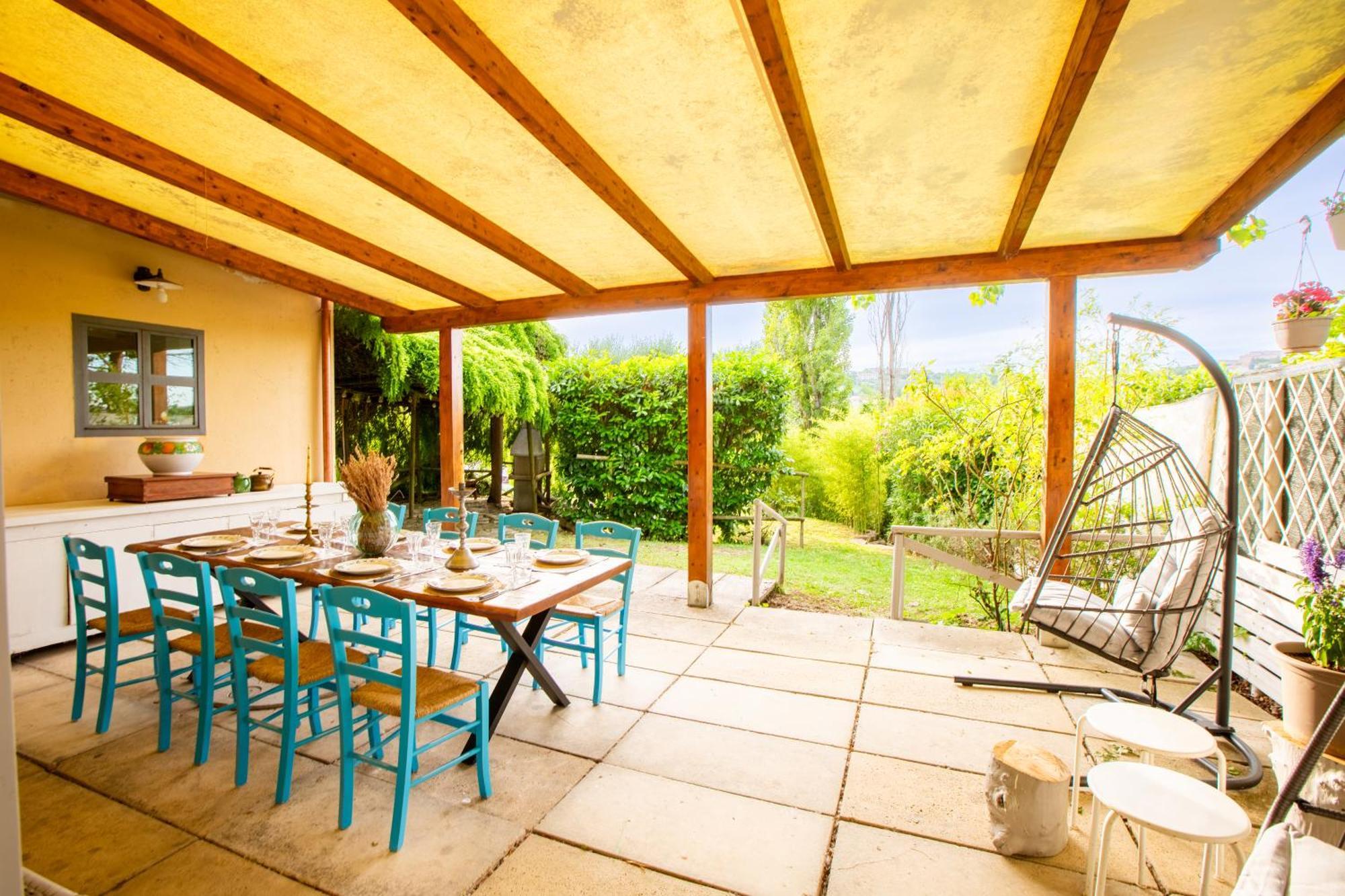 Grande Villa Storica Per Vacanze Con Giardino Privato E Piscina Ostra Экстерьер фото